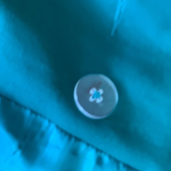 Daisy Fuentes Women's Green  Double-Breasted Trench Coat Size L lined - Picture 3 of 9